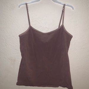 Brown tank top